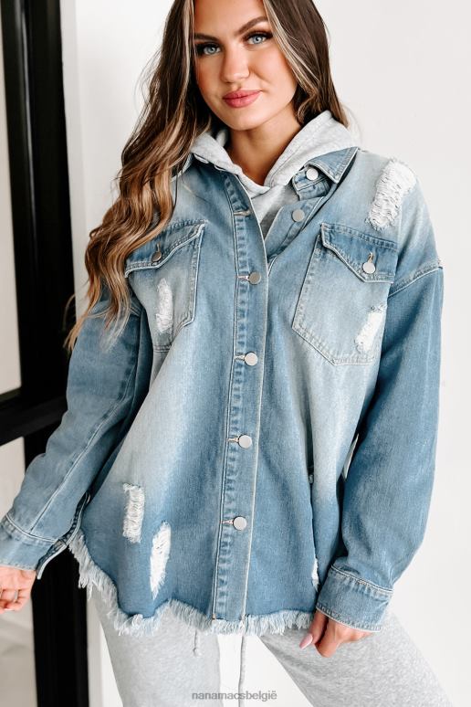 blauw alles voor jou distressed denim shaket NanaMacs HPTT3686