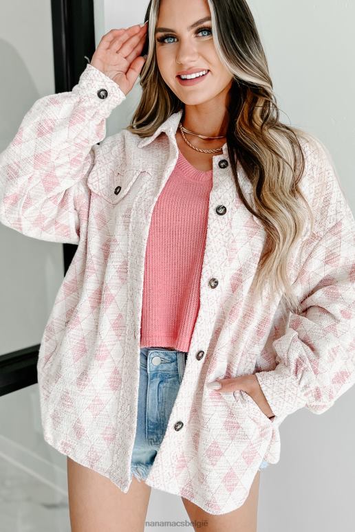 roze kom thuis gekletst shacket NanaMacs HPTT3670