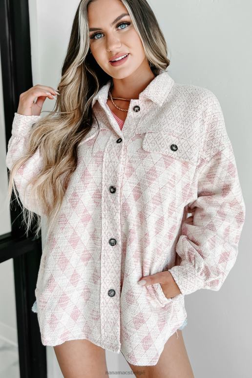 roze kom thuis gekletst shacket NanaMacs HPTT3670