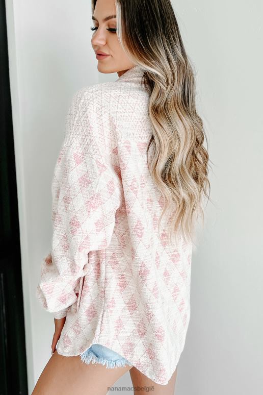 roze kom thuis gekletst shacket NanaMacs HPTT3670