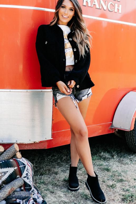 zwart al mijn redenen chenille shaket NanaMacs HPTT3713