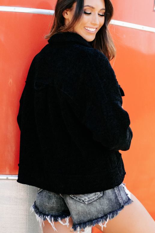 zwart al mijn redenen chenille shaket NanaMacs HPTT3713