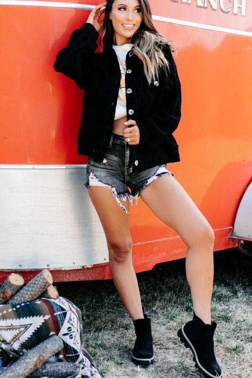 zwart al mijn redenen chenille shaket NanaMacs HPTT3713