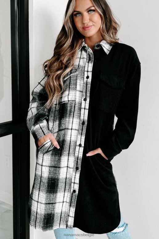 zwart ik kan geen tweekleurige shaket beslissen NanaMacs HPTT3659