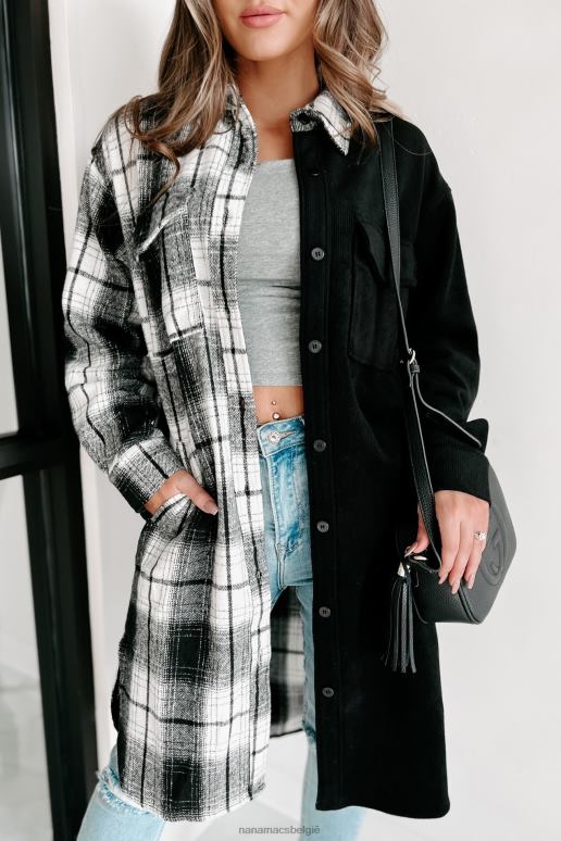 zwart ik kan geen tweekleurige shaket beslissen NanaMacs HPTT3659