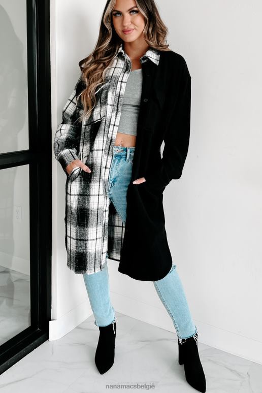 zwart ik kan geen tweekleurige shaket beslissen NanaMacs HPTT3659