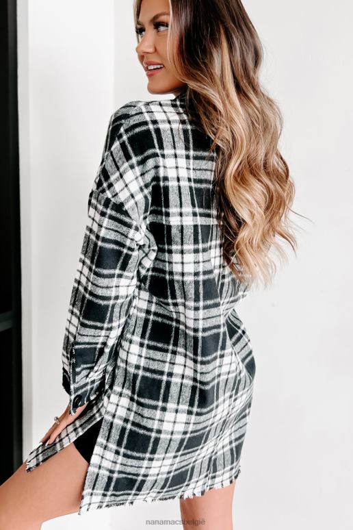 zwart in een stroomversnelling komen geruite shaket NanaMacs HPTT3657