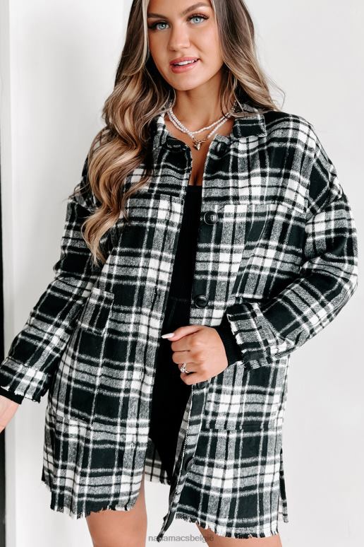 zwart in een stroomversnelling komen geruite shaket NanaMacs HPTT3657