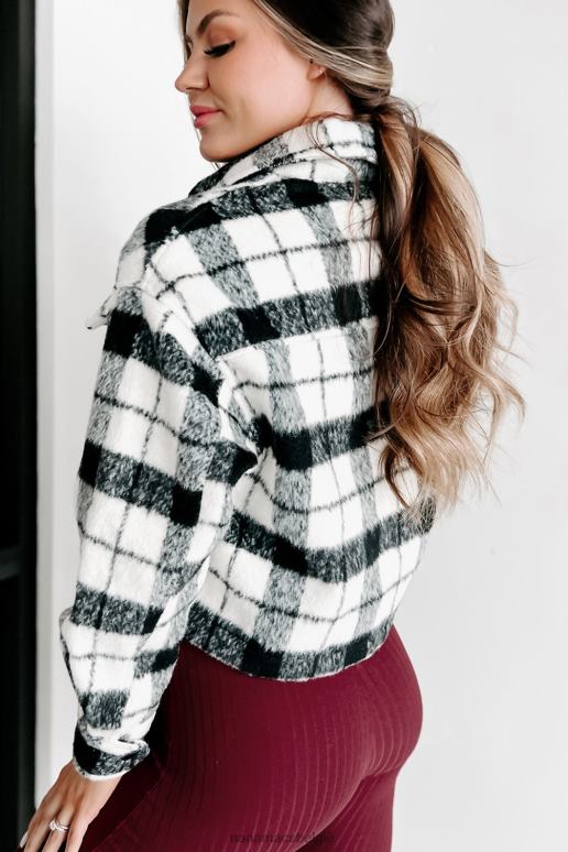 zwart wit sade geruite shacket NanaMacs HPTT3673