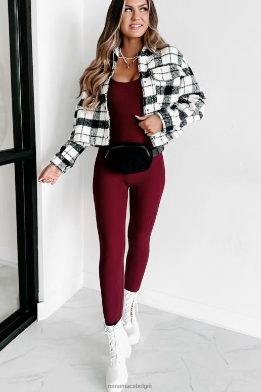 zwart wit sade geruite shacket NanaMacs HPTT3673