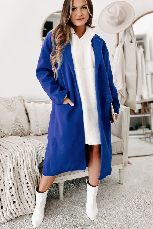 blauw op zoek naar een teken open jas NanaMacs HPTT3791