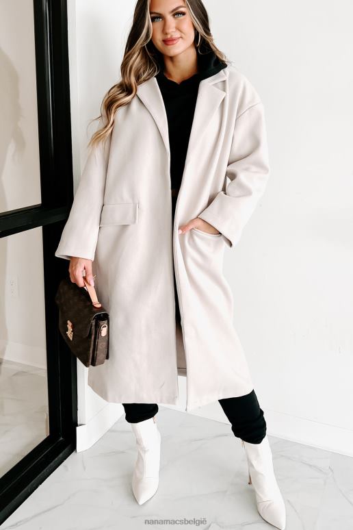 ecru op zoek naar een teken open jas NanaMacs HPTT3784