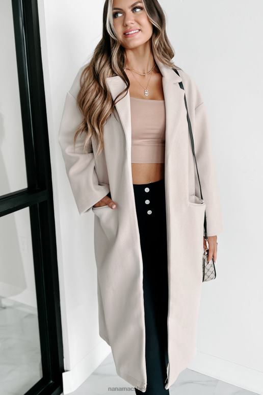 ecru op zoek naar een teken open jas NanaMacs HPTT3784