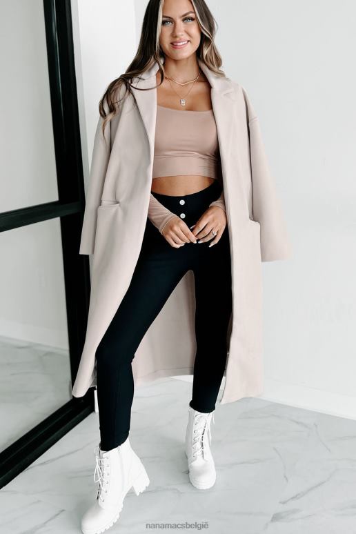 ecru op zoek naar een teken open jas NanaMacs HPTT3784