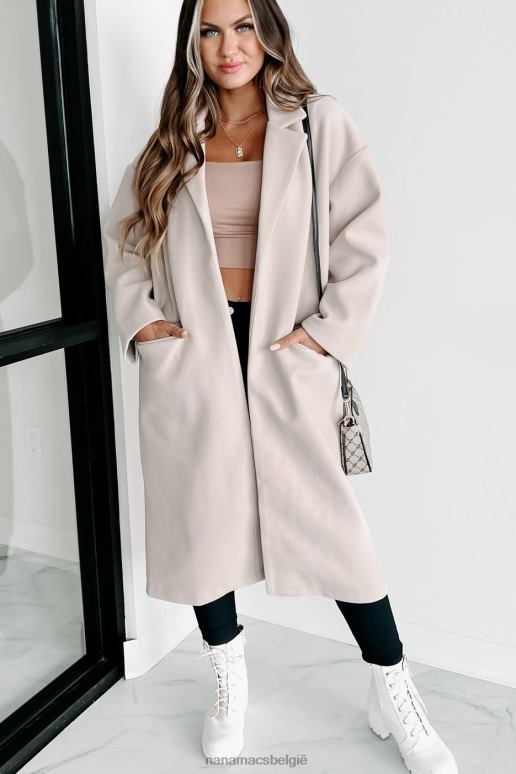 ecru op zoek naar een teken open jas NanaMacs HPTT3784