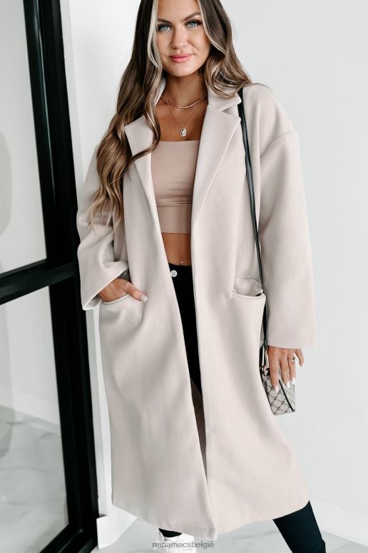 ecru op zoek naar een teken open jas NanaMacs HPTT3784