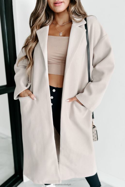 ecru op zoek naar een teken open jas NanaMacs HPTT3784