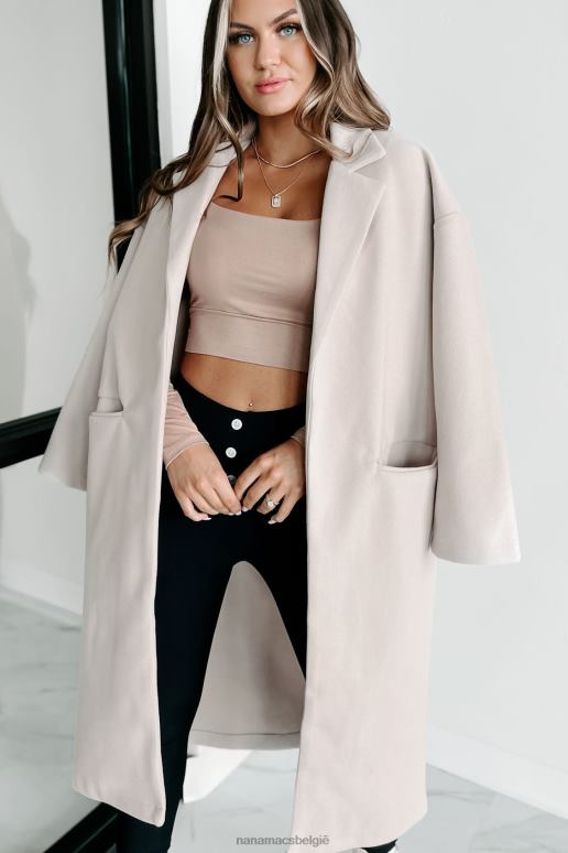 ecru op zoek naar een teken open jas NanaMacs HPTT3784