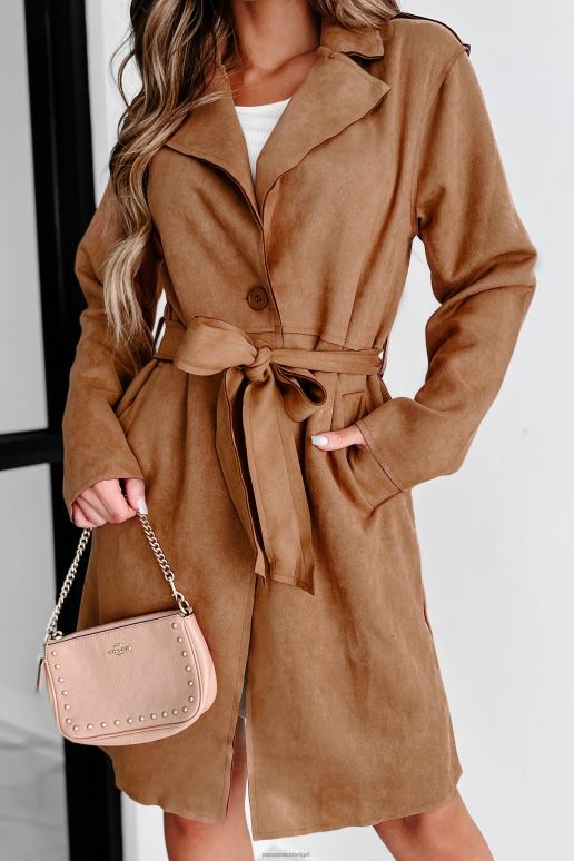 kameel delicaat blik imitatie suède jack NanaMacs HPTT3793