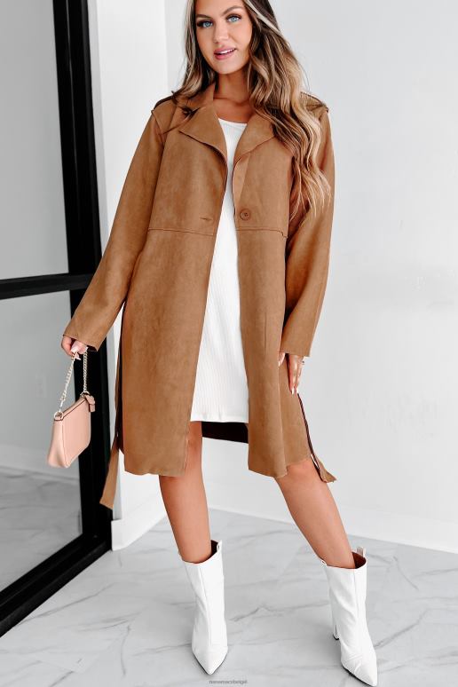 kameel delicaat blik imitatie suède jack NanaMacs HPTT3793