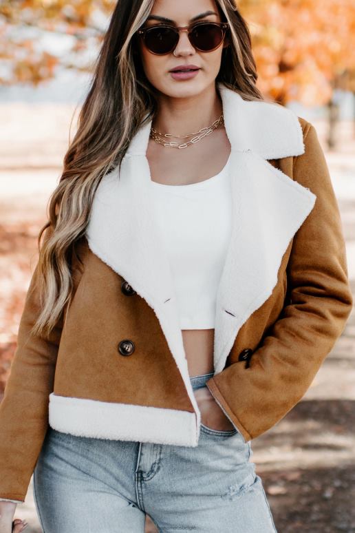 kameel western zonsondergangen imitatie schapenvacht jas NanaMacs HPTT3806