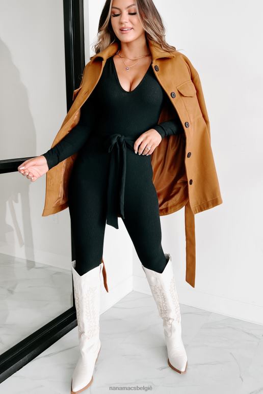 koper jas voor stadswandeling met knopen aan de voorkant NanaMacs HPTT3766