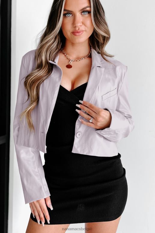 lila recht op taak kunstleren crop-jack NanaMacs HPTT3808