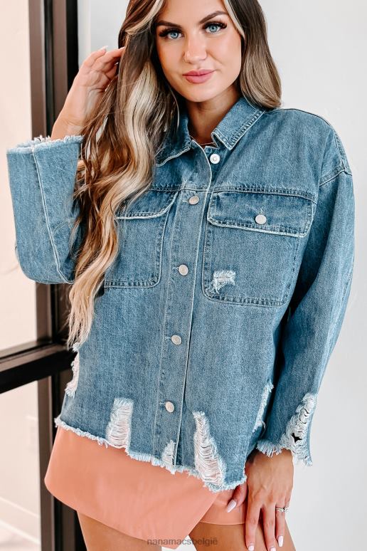 medium spijkerstof openhartige gevoelens verontruste spijkerjas NanaMacs HPTT3771