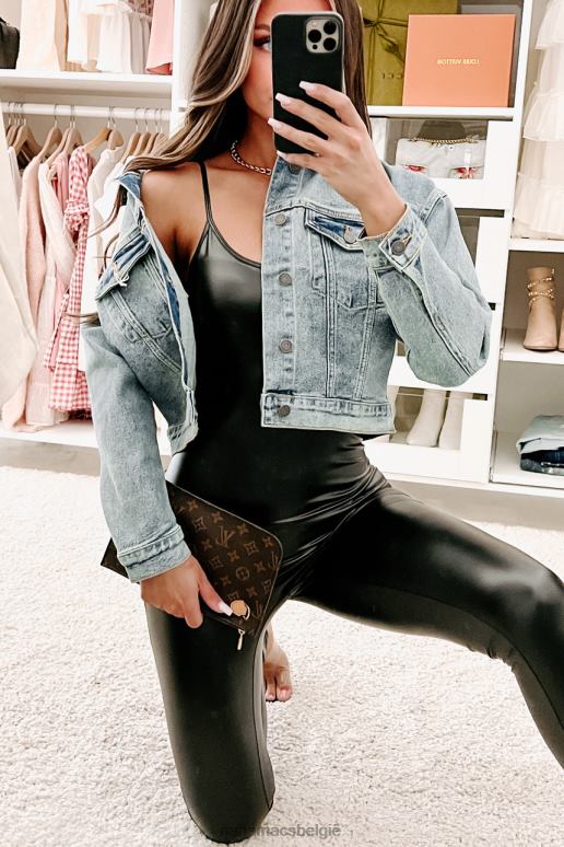 medium spijkerstof weten wat goed is cello non-distressed cropped spijkerjack NanaMacs HPTT3769