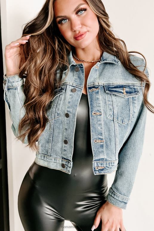 medium spijkerstof weten wat goed is cello non-distressed cropped spijkerjack NanaMacs HPTT3769