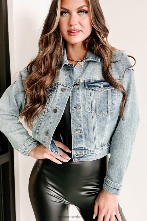 medium spijkerstof weten wat goed is cello non-distressed cropped spijkerjack NanaMacs HPTT3769