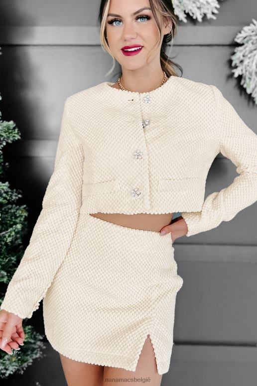 room klasse een bijgesneden jasje met parelmoeren knopen NanaMacs HPTT1635