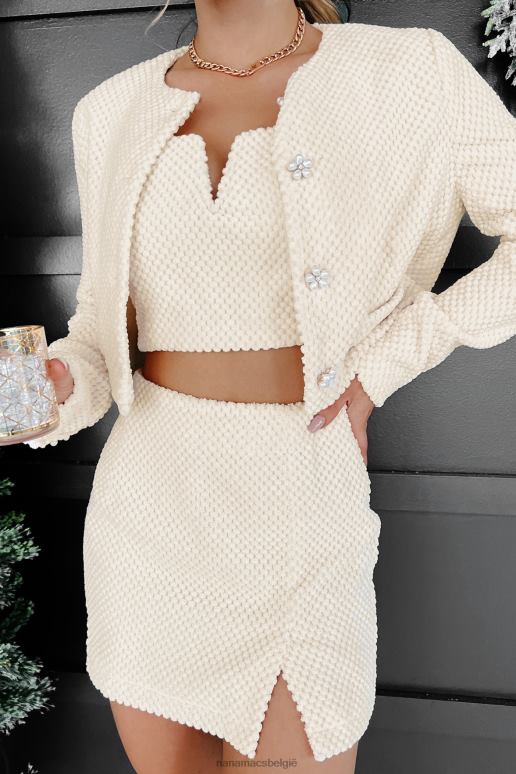 room klasse een bijgesneden jasje met parelmoeren knopen NanaMacs HPTT1635