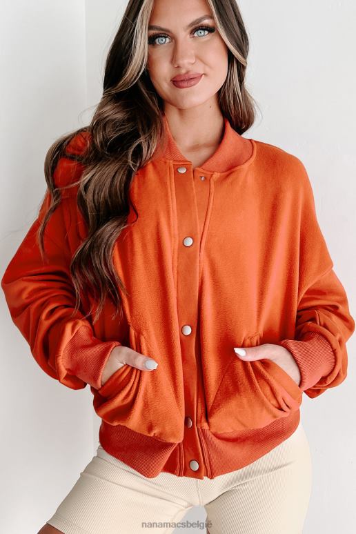 terracotta ik wacht op je jack met drukknopen NanaMacs HPTT3761