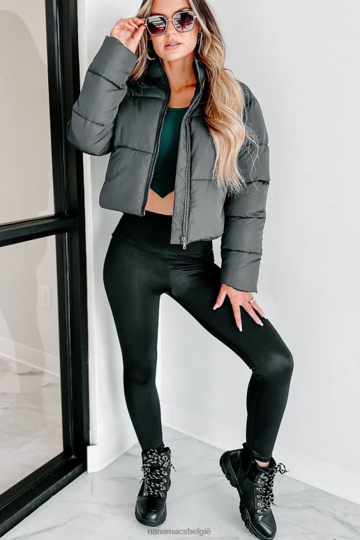 zwart Dropping Temps pufferjack NanaMacs HPTT3816