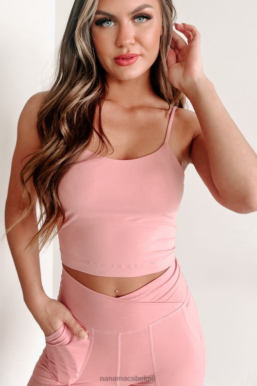 blos roze laten we brami crop top blijven NanaMacs HPTT568