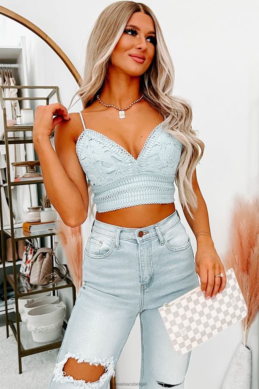 hemelsblauw bodhi crop top van gehaakt kant NanaMacs HPTT1428