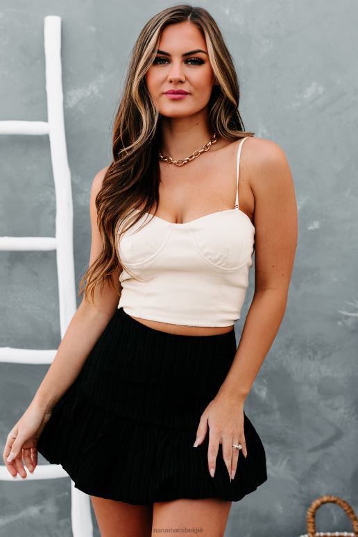 naakt Wow Moments beha-vrije crop top met beugel NanaMacs HPTT282