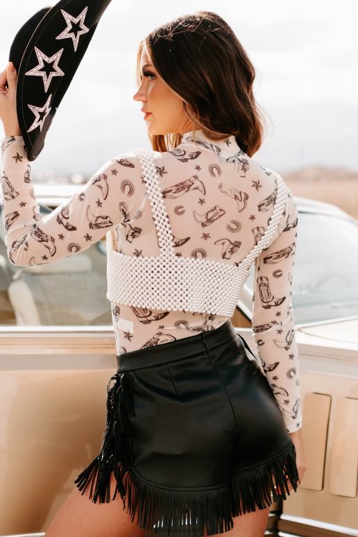 room flirten met chicness crop top met kralen NanaMacs HPTT140