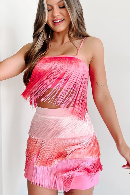 roze all-access pass fringe crop top NanaMacs HPTT64