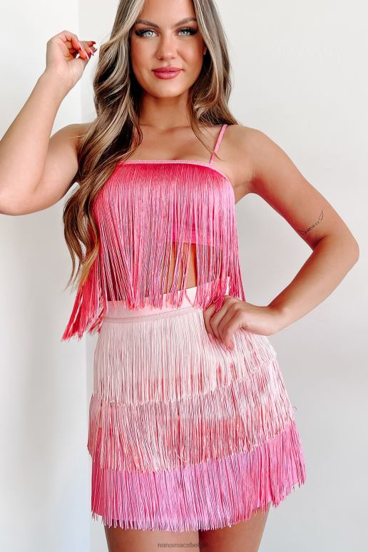 roze all-access pass fringe crop top NanaMacs HPTT64