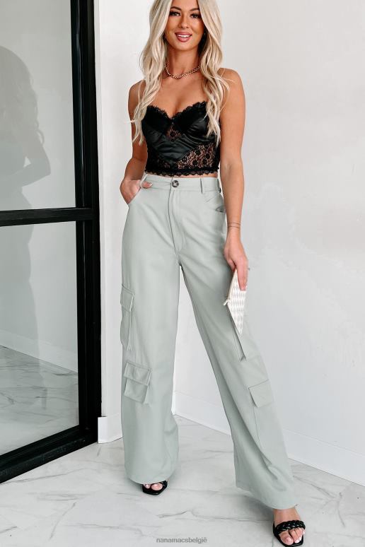 zwart flirty feel strapless kanten crop top NanaMacs HPTT80