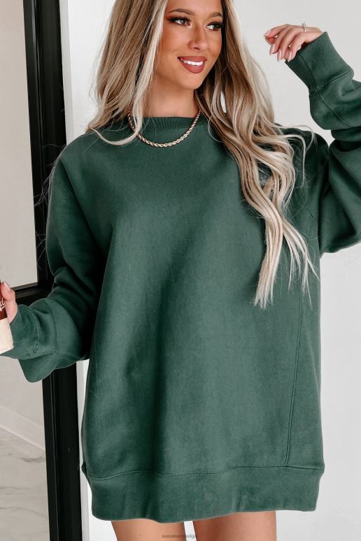 alpen groen zijdelingse geribbelde zware ronde hals NanaMacs HPTT656