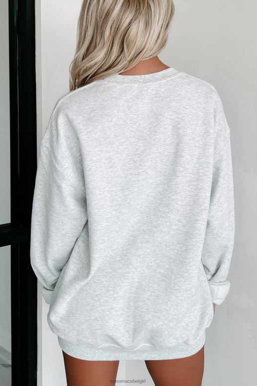 asgrijs druipend van trots grafische crewneck NanaMacs HPTT1007