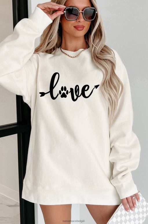 bot kalverliefde zwaargewicht grafische ronde hals NanaMacs HPTT1041