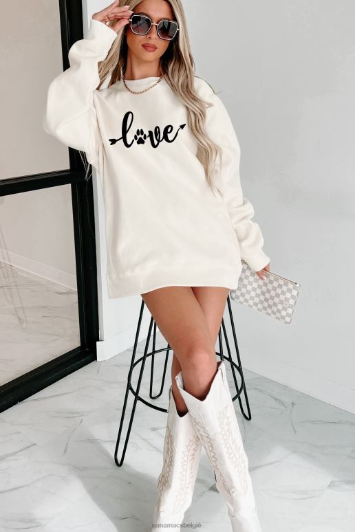 bot kalverliefde zwaargewicht grafische ronde hals NanaMacs HPTT1041