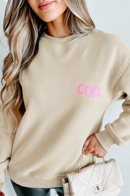 bruinen cool grafisch sweatshirt zijn NanaMacs HPTT1071