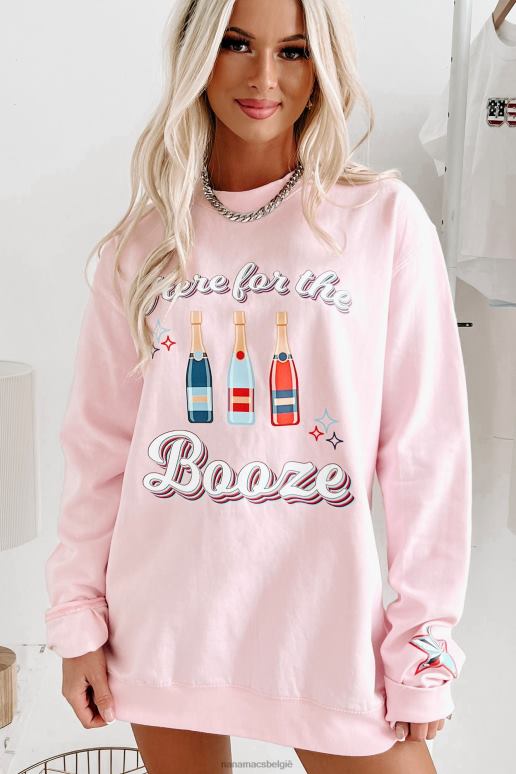 lichtroze de reden dat ik hier ben grafische crewneck NanaMacs HPTT1008