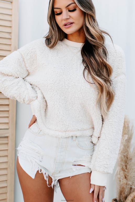 room best in basic sherpa sweatshirt met ronde hals NanaMacs HPTT1737