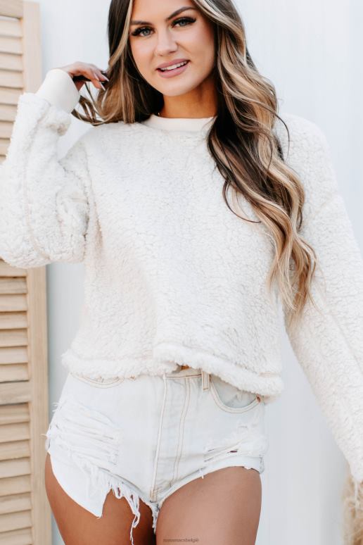 room best in basic sherpa sweatshirt met ronde hals NanaMacs HPTT1737